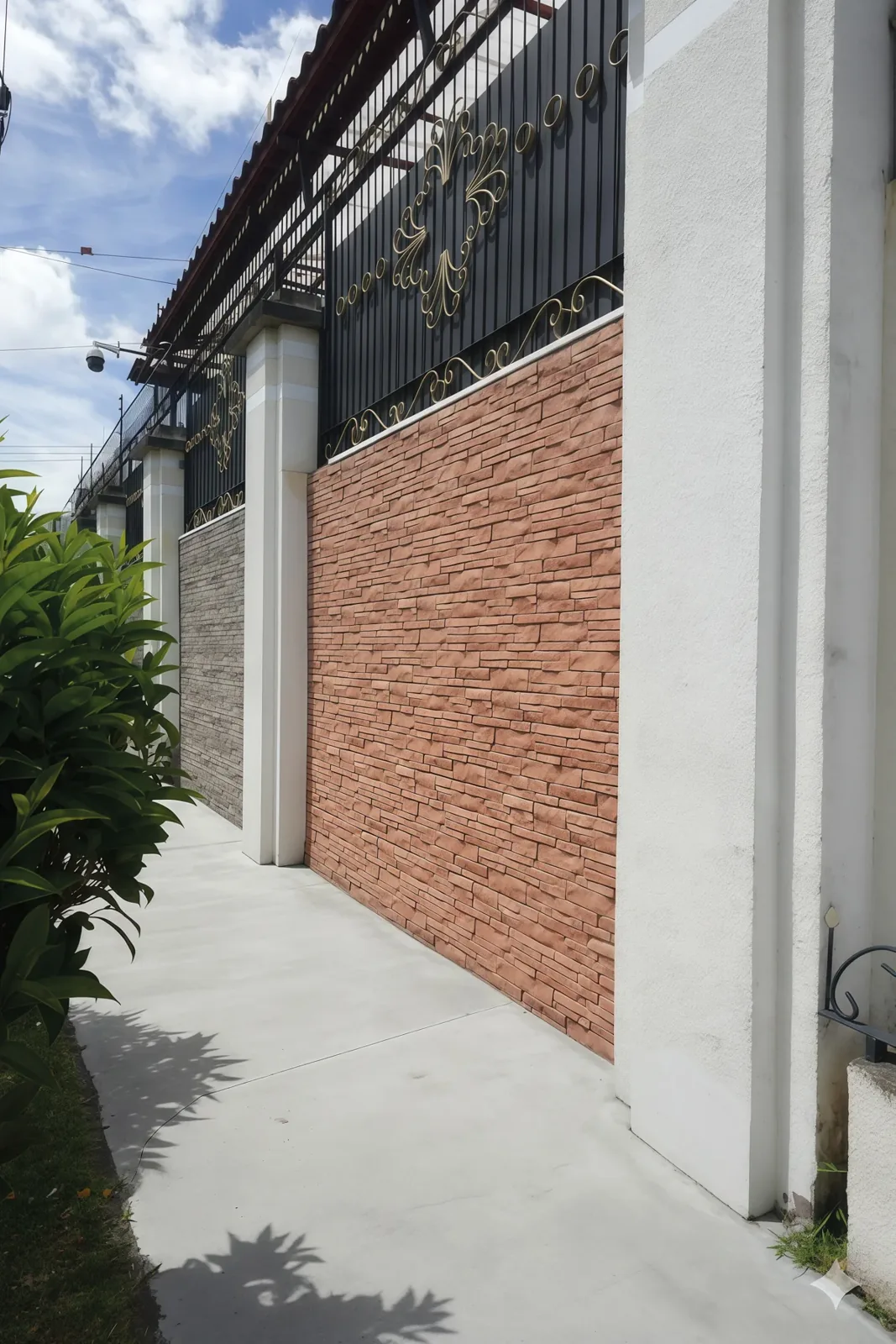 Muro exterior revestido en fachaleta VD3