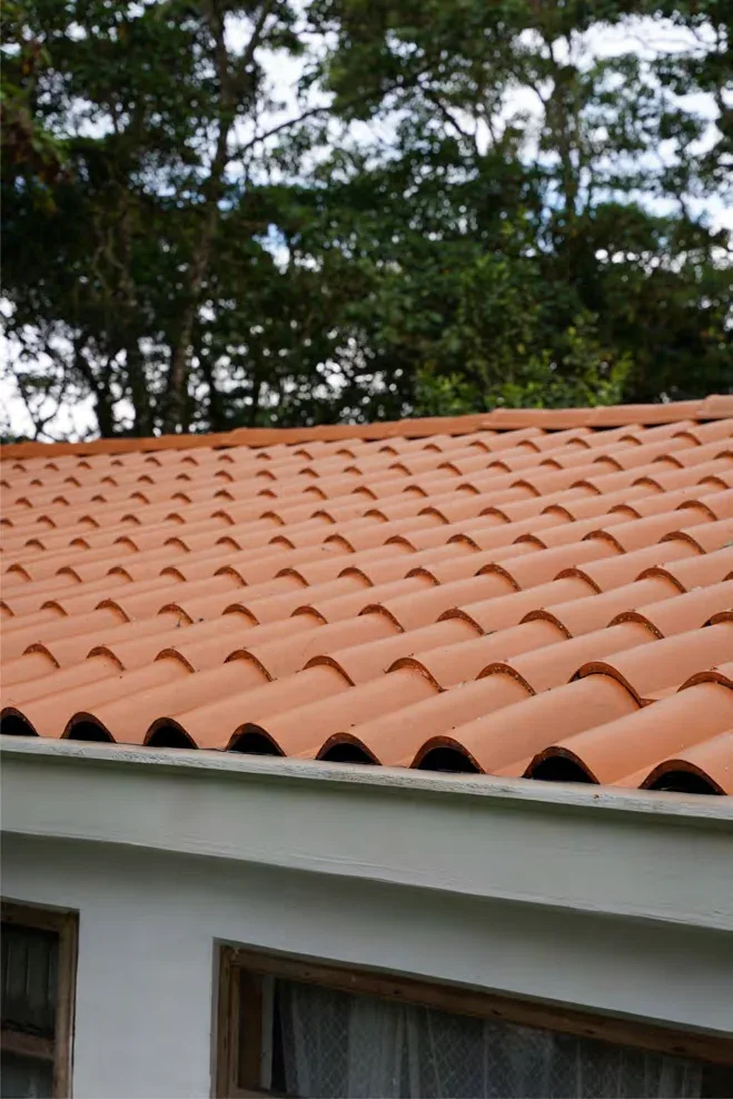 Alero con teja WavePro terracota
